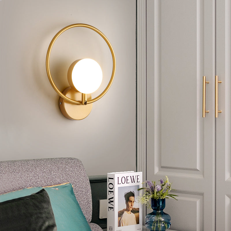 Modern LED Wall Lamp – Luxury Bedroom & Living Room Light (3 Color Dimming)