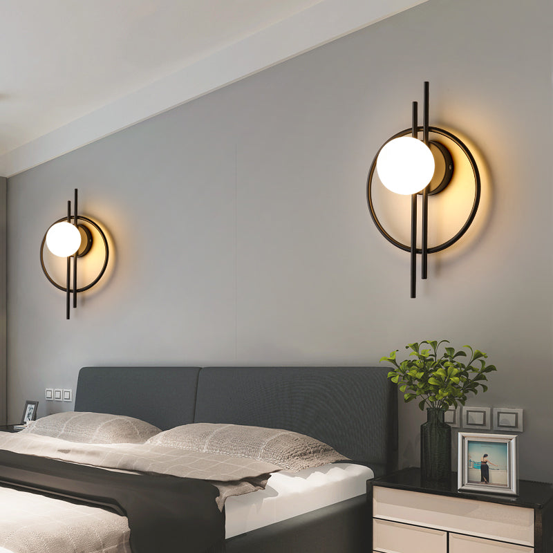 Modern LED Wall Lamp – Luxury Bedroom & Living Room Light (3 Color Dimming)
