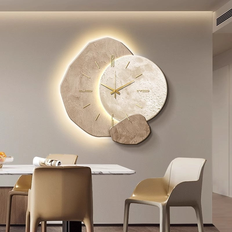 Luxury Minimalist Stone Wall Clock