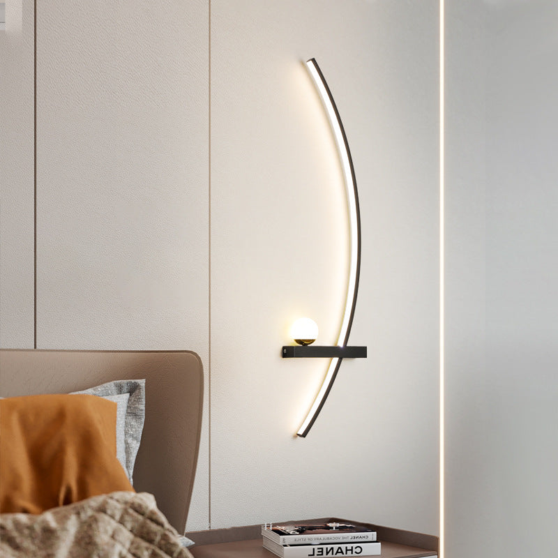 Modern Minimalist LED Wall Lamp – Luxury Ambient Lighting for Living Room & Bedroom