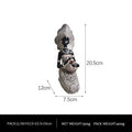 Black Woman Figurine Decorative Resin Craft