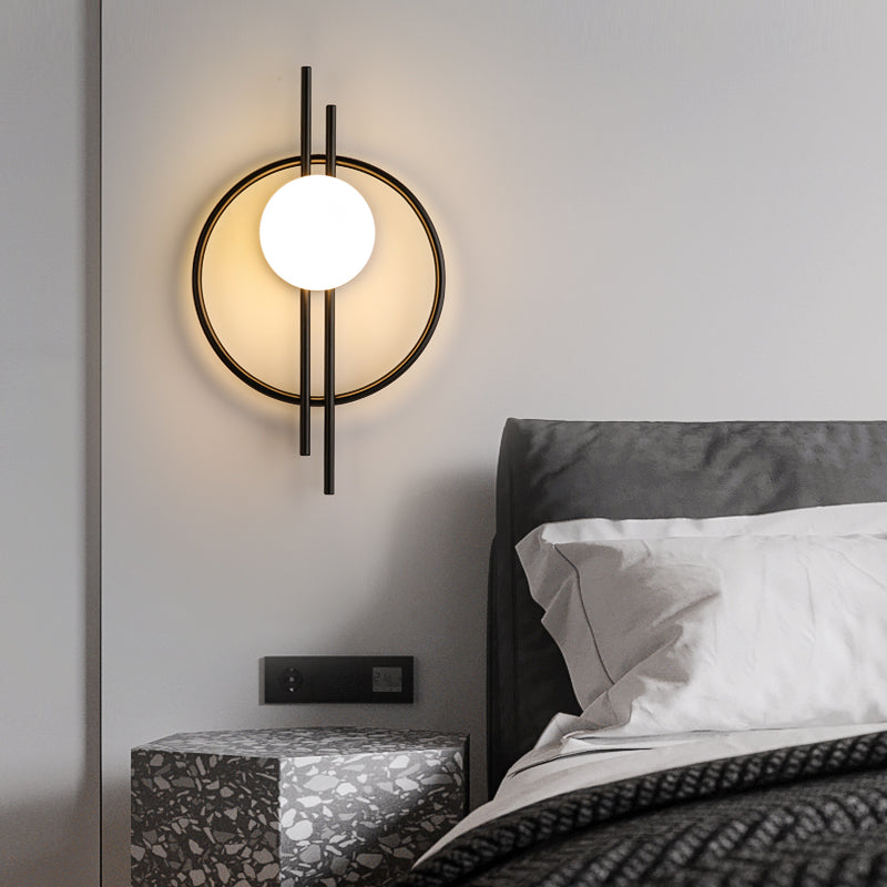 Modern LED Wall Lamp – Luxury Bedroom & Living Room Light (3 Color Dimming)