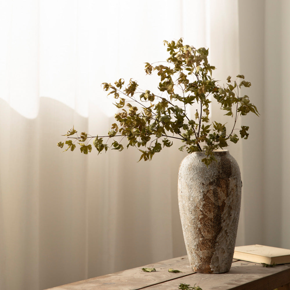 Velmora Stone Vase – Minimalist Ceramic Decor