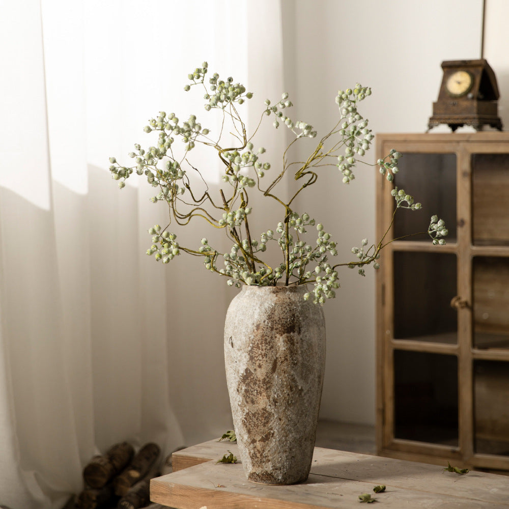 Velmora Stone Vase – Minimalist Ceramic Decor