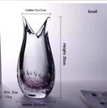 Modern Light Luxury Creative Glass Vase Luxury Model Room