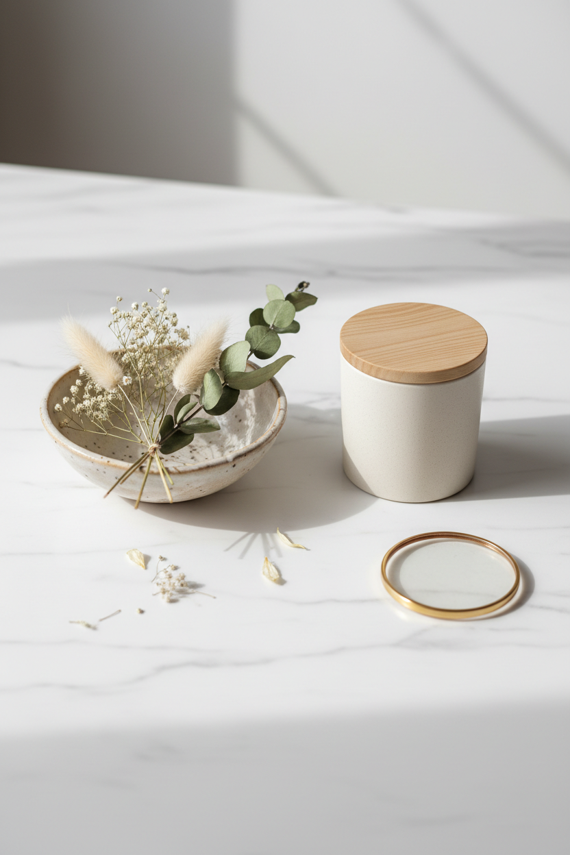Home Decor Flat Lay